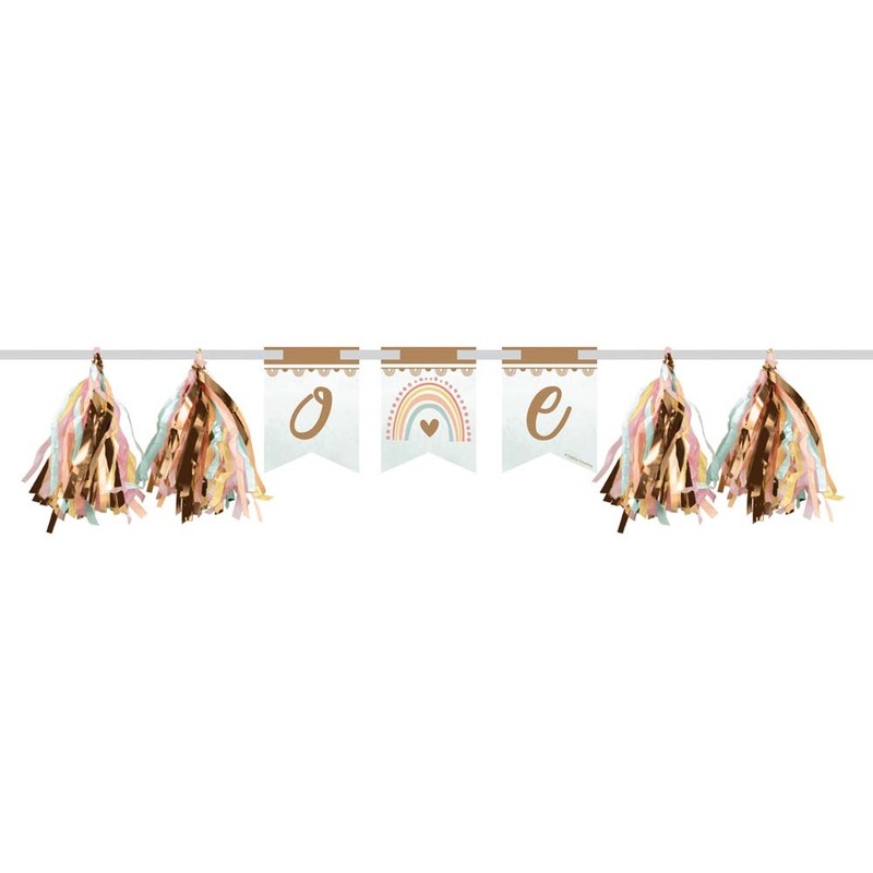 Boho One Rainbow High Chair Decoration