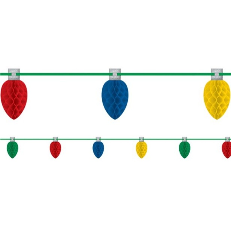 Christmas lights honeycomb garland 3m