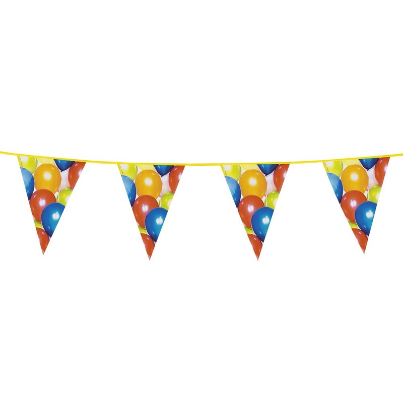 Colorful balloon party pennant chain 600cm