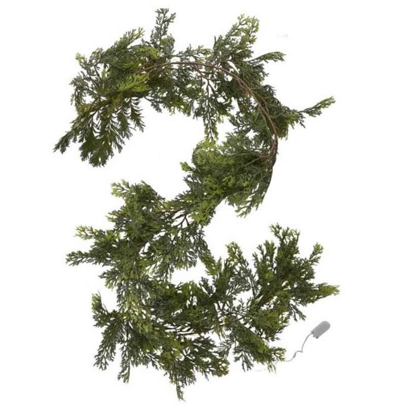 Country house Christmas pine garland 1.8m