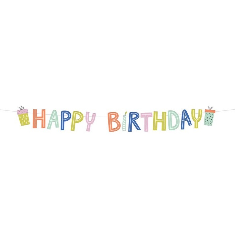 Eco Birthday garland 1.5m