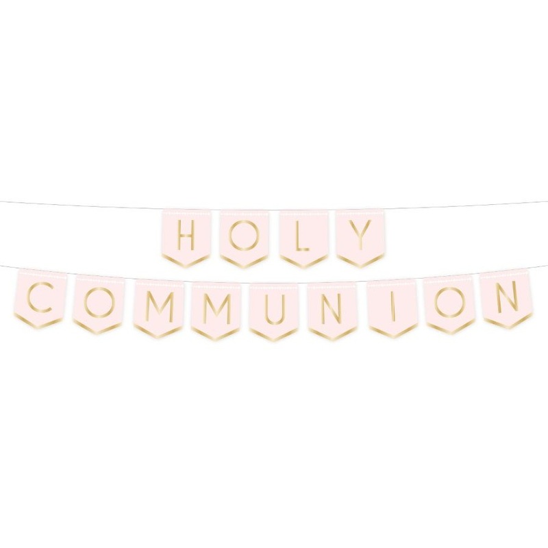 Festive Rosy Communion Garland 2.5m