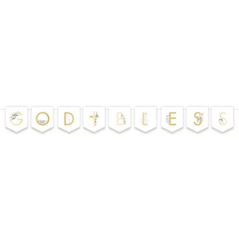 Floral Church Garland God Bless 1.6m