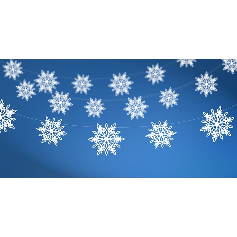 Garland snowflakes 138cm