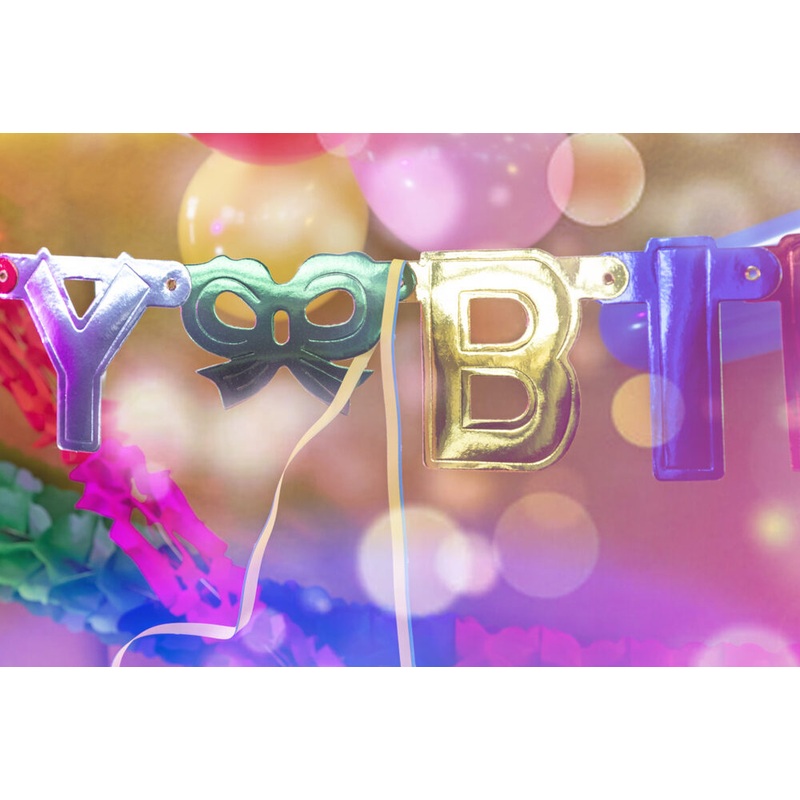 Girlande Happy Birthday 1,5m