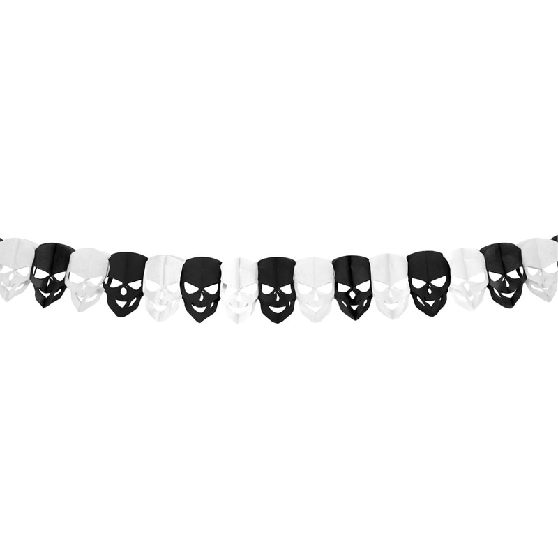Horror skull garland 2m