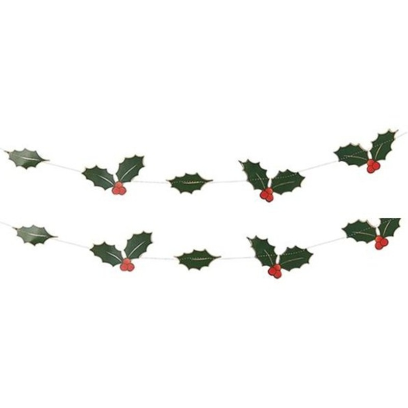 Ilex holly garland 5m