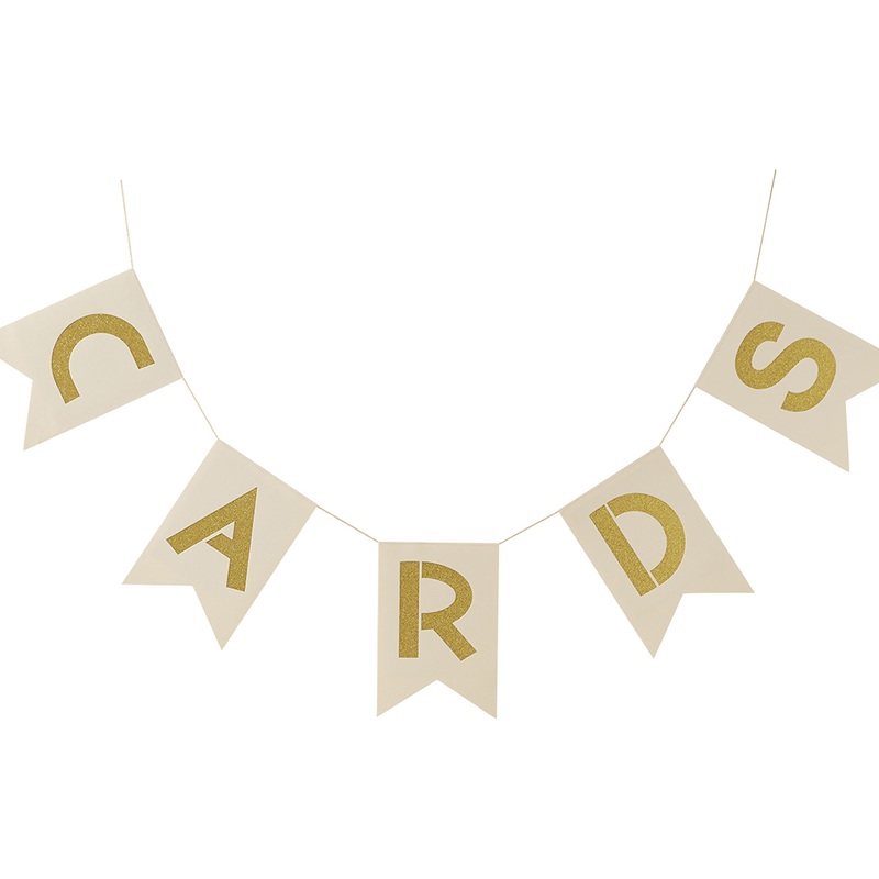 Ivory & Gold Wedding Table Garland 2m