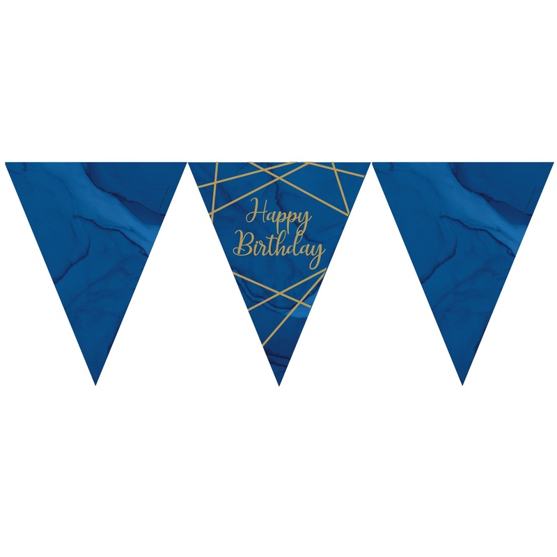 Luxurious Birthday pennant chain 3.7m