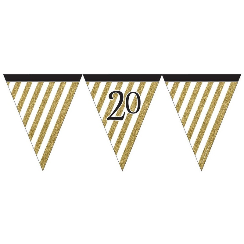 Magical 20th Birthday pennant chain 3.7m