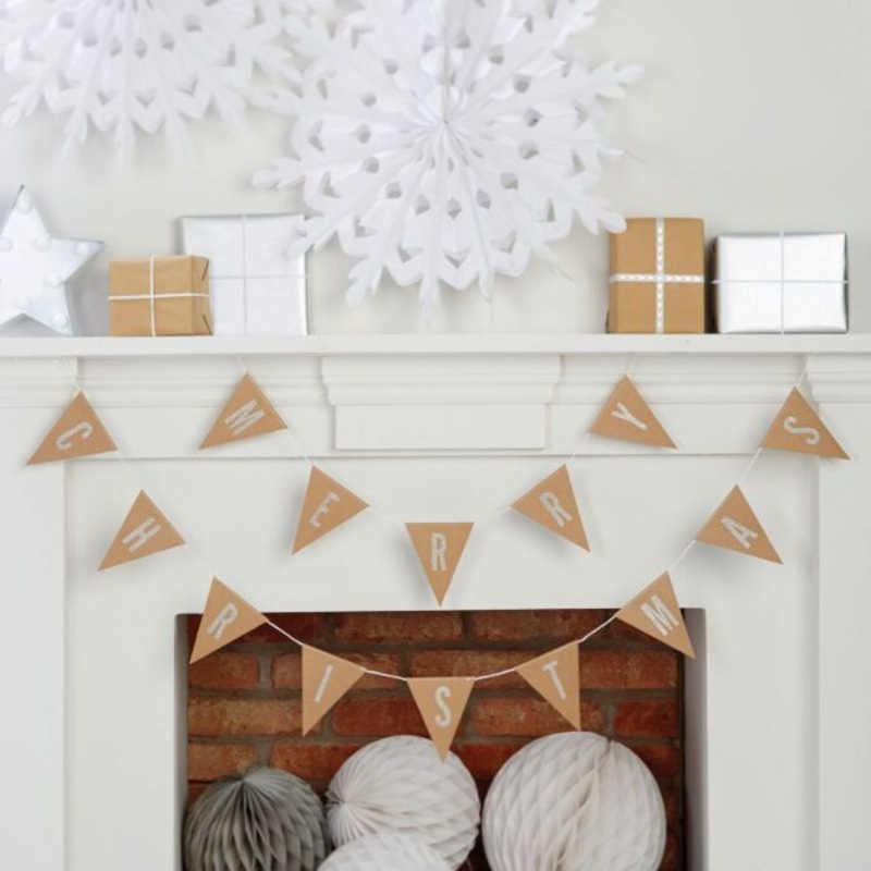 Mindful Christmas pennant chain 2.5m