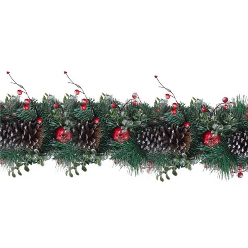Mock berries fir garland 1.83m