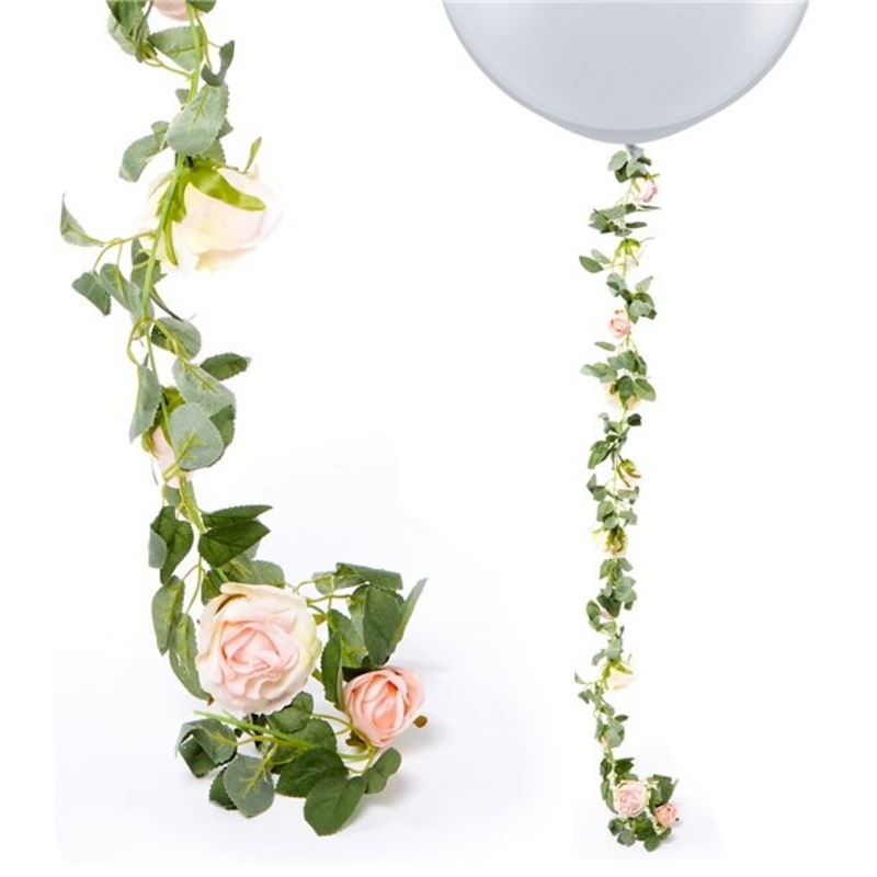 Pink rose garland 1.75m