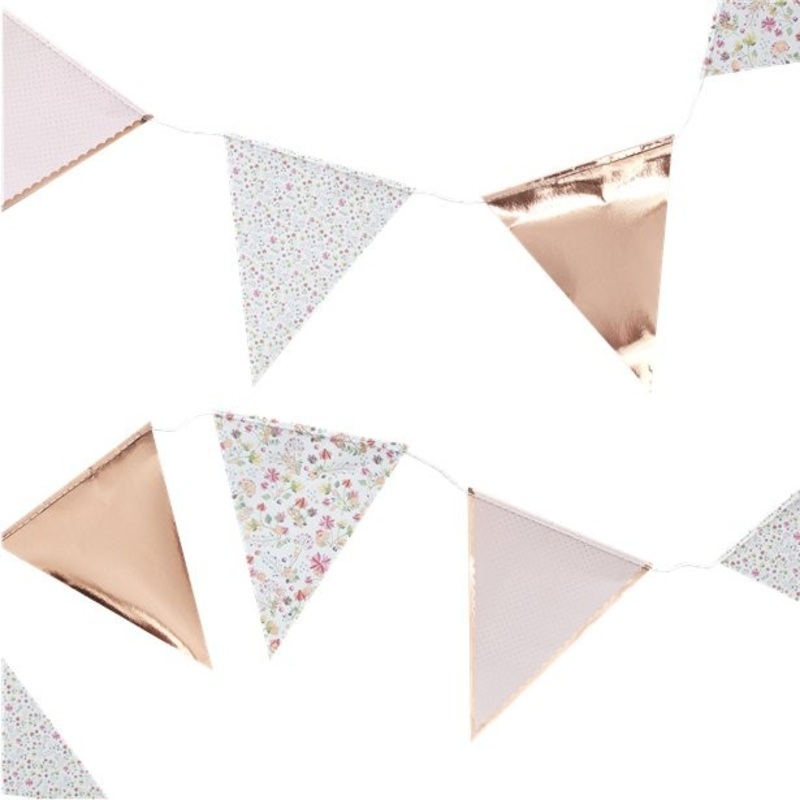 Romantic garland rose gold 3.5m