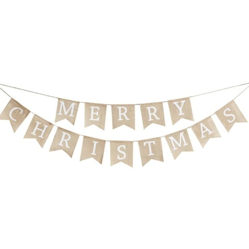Rustic Christmas garland 2.5m