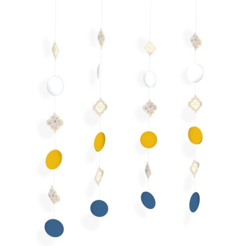4 elegant holiday greeting ceiling hangers