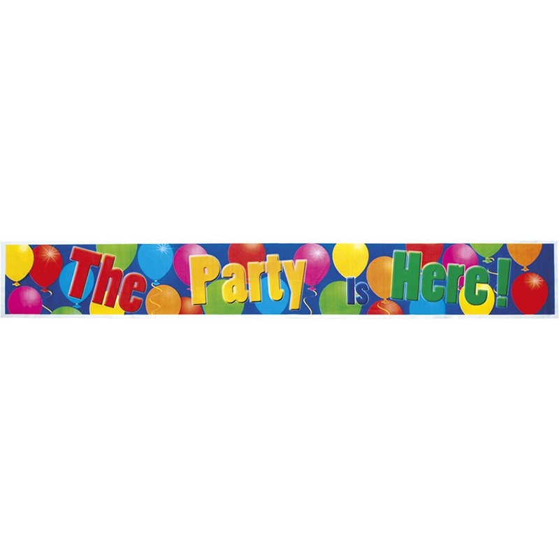 Banner crazy balloon party