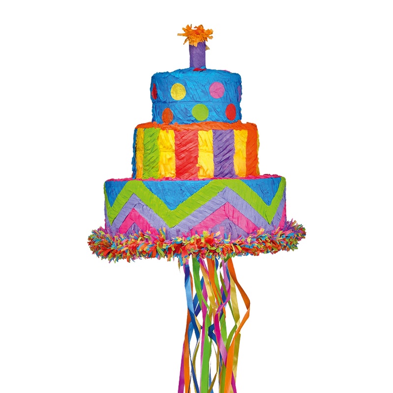 Birthday cake pinata 27X30cm