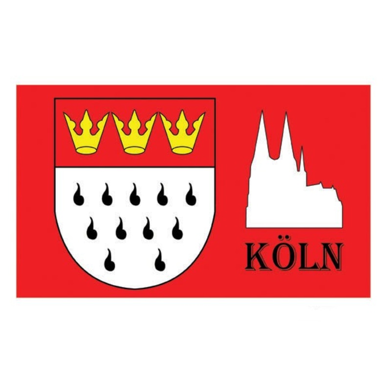 Cologne coat of arms flag 150 x 90cm
