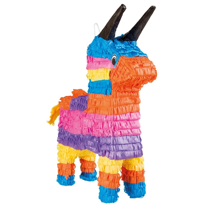 Colorful Mexican Donkey Pinata 56x43cm