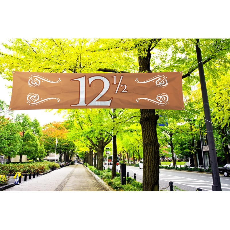 Parsley wedding party banner 180cm