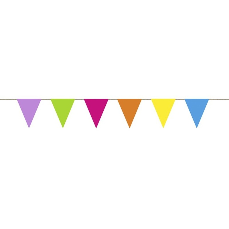 Party pennant chain colorful 1.15 m