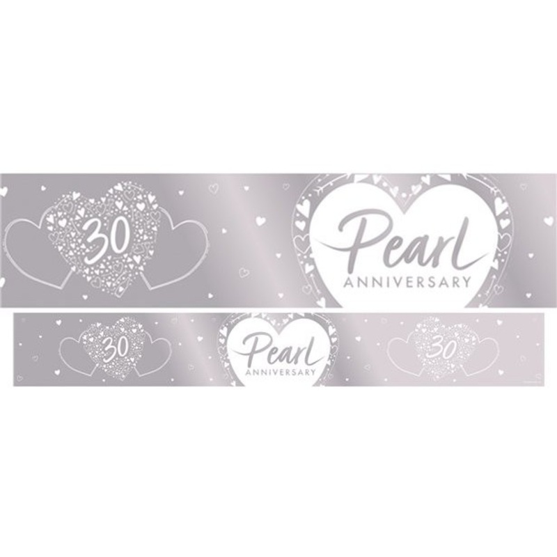 Pearl wedding banner 2.7m