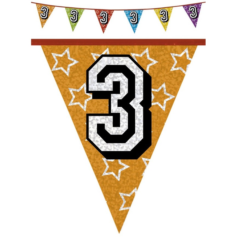 Pennant chain number 3 holographic