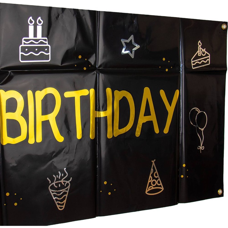Personalizable birthday banner 1.6m