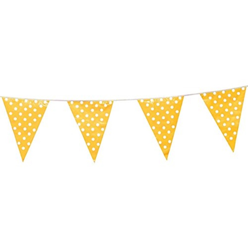 Points fun yellow pennant chain 360cm