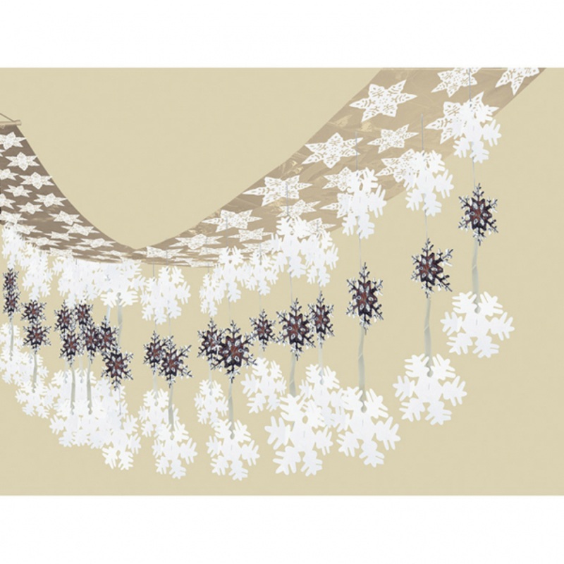 Snowflake sky hanging decoration 3.65mx 30.5cm