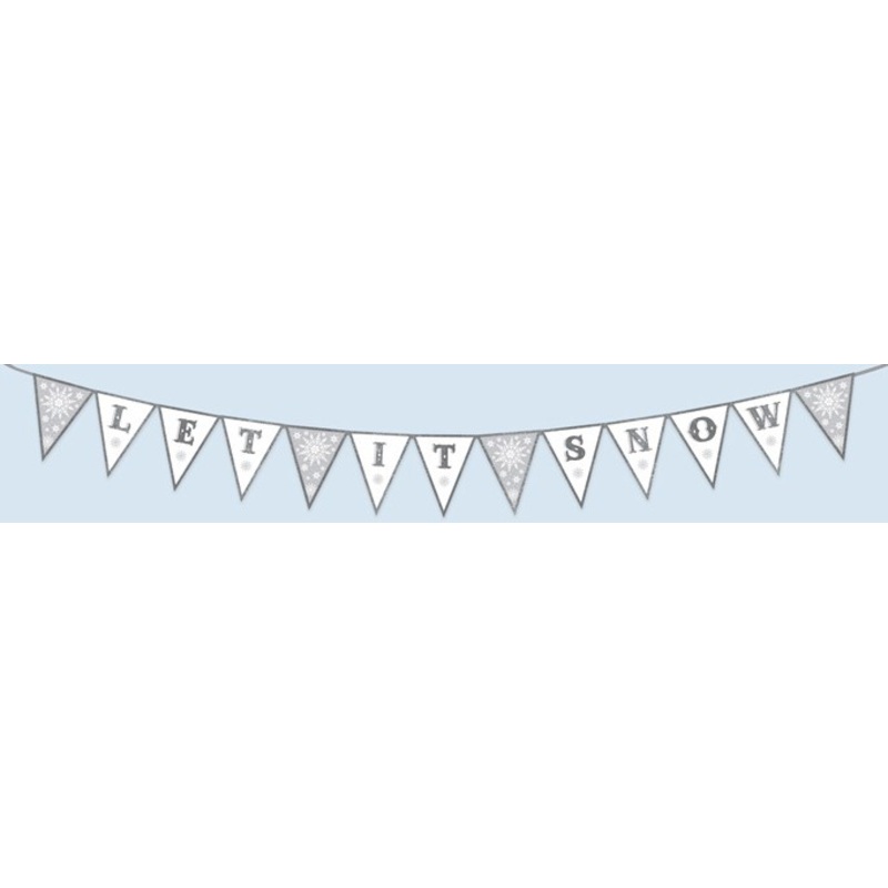 Snowflakes Land Pennant Chain 3m