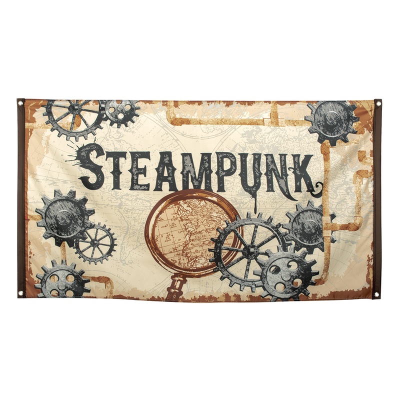 Steampunk Banner Deluxe 1.5mx 90cm