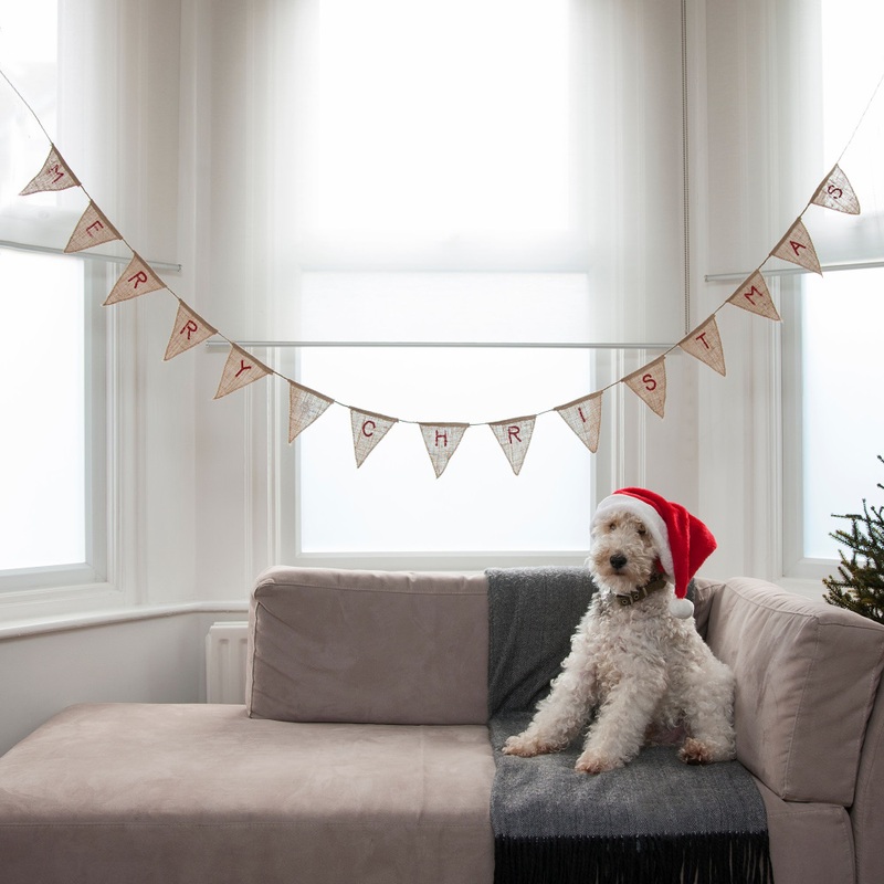 Vintage Merry Christmas Bunting