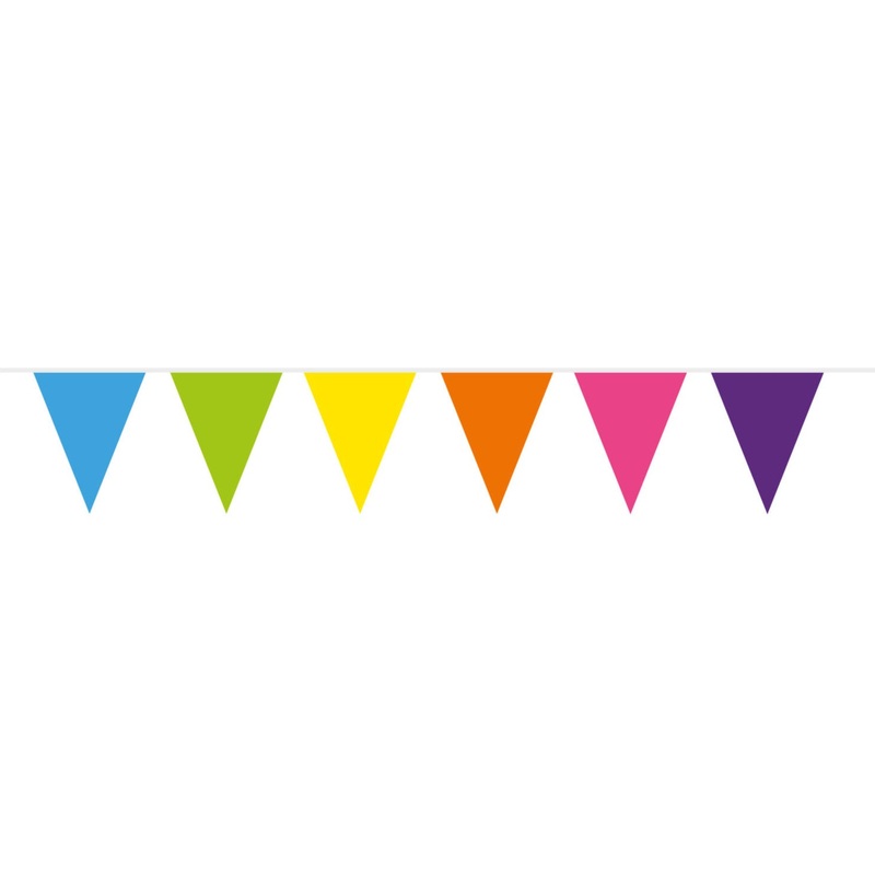 XXL garden party pennant chain colorful 10m