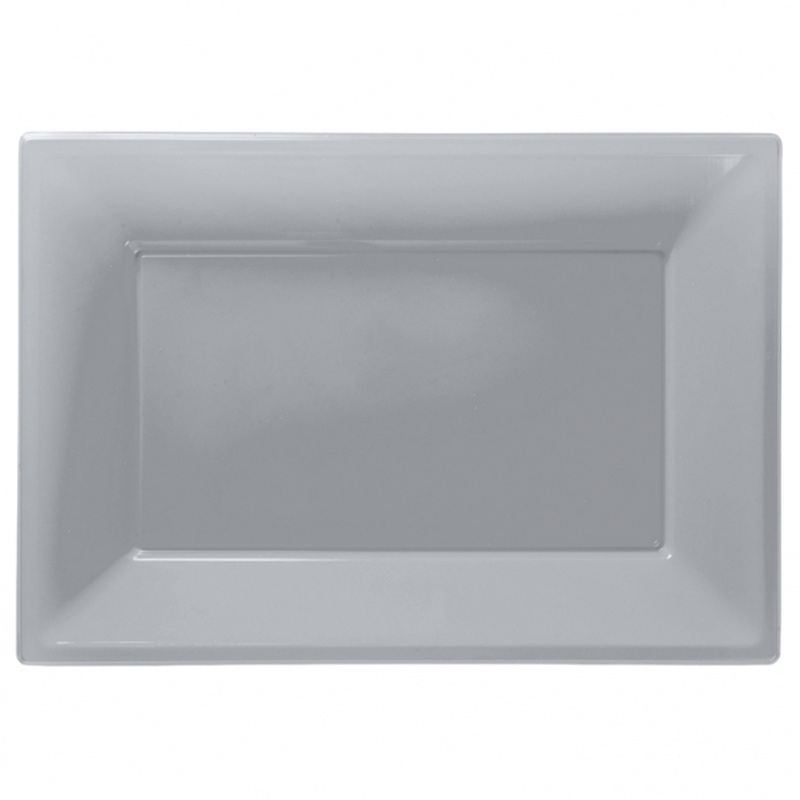 3 serving plates in New York Gray 33x23cm
