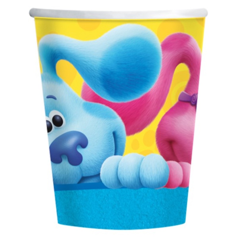8 Blues Clues paper cups 250ml