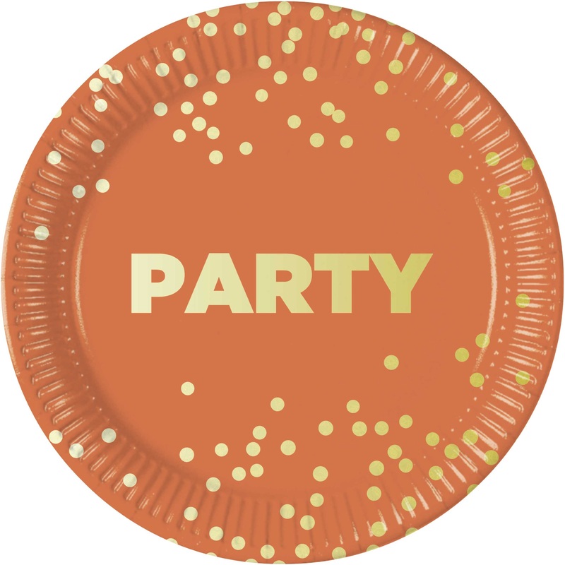 8 Confetti Rausch paper plates 23cm