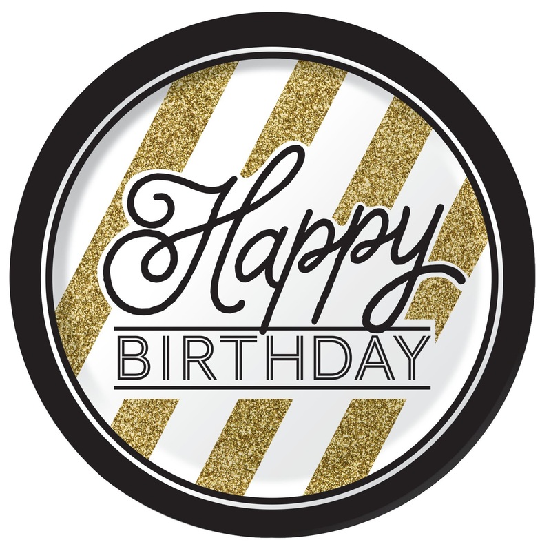 8 Magical Birthday paper plates 23cm