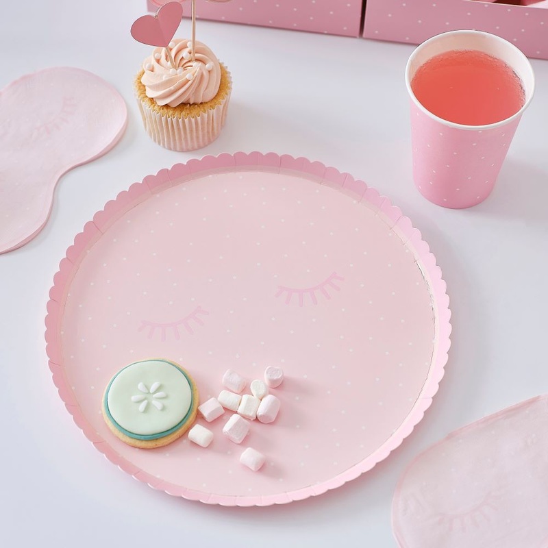 8 Pinky Winky paper plates 23cm