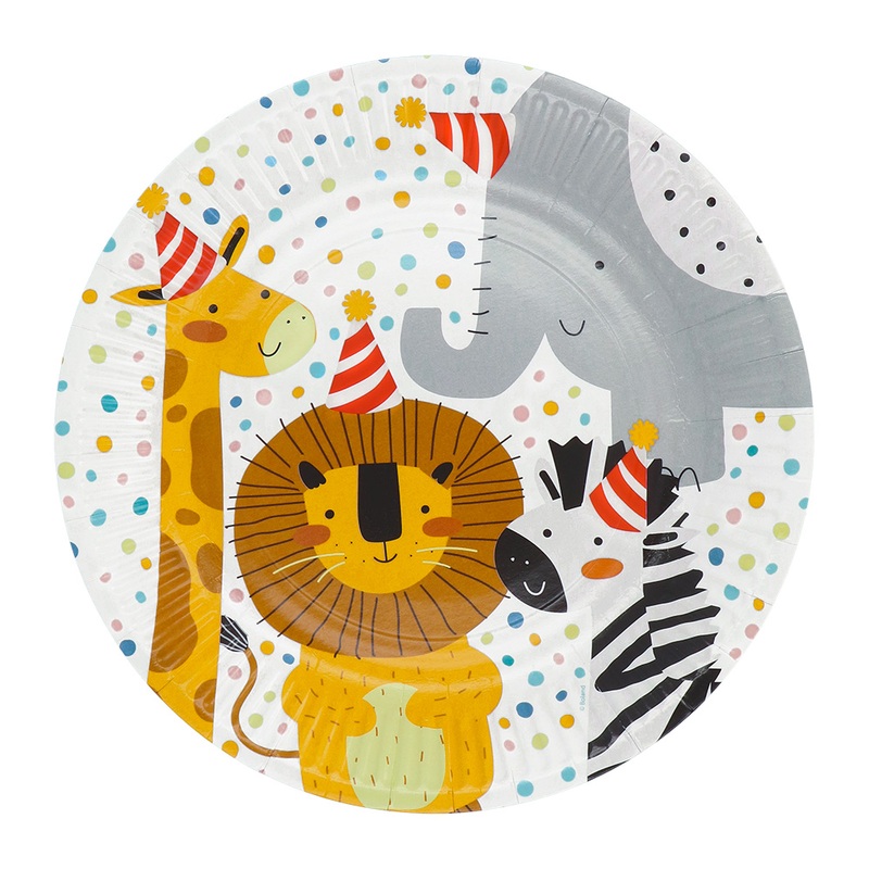 8 Safamarana paper plates 23cm