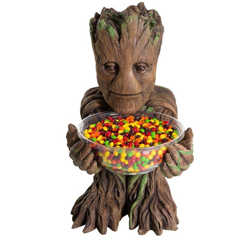Groot statue candy bowl