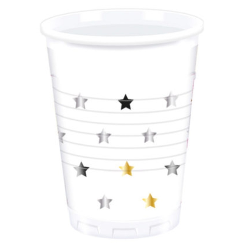8 Milestone stars cups 200ml