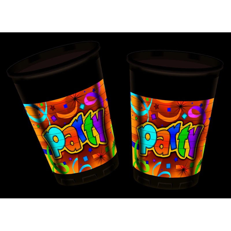 8 Party Universe cups 200ml