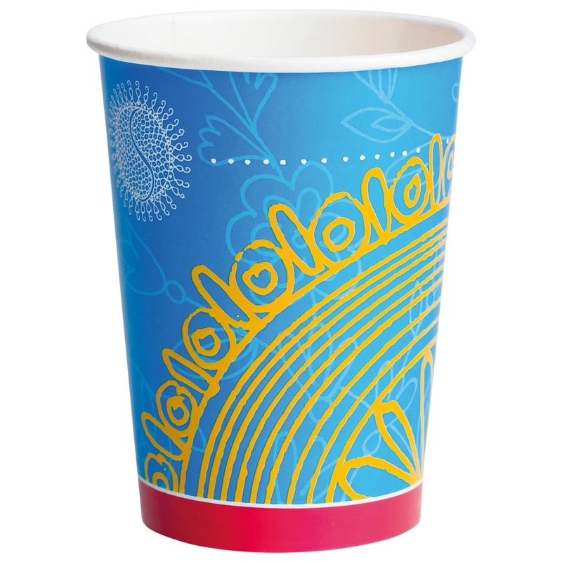 8 Spicy Summer paper cups 266ml