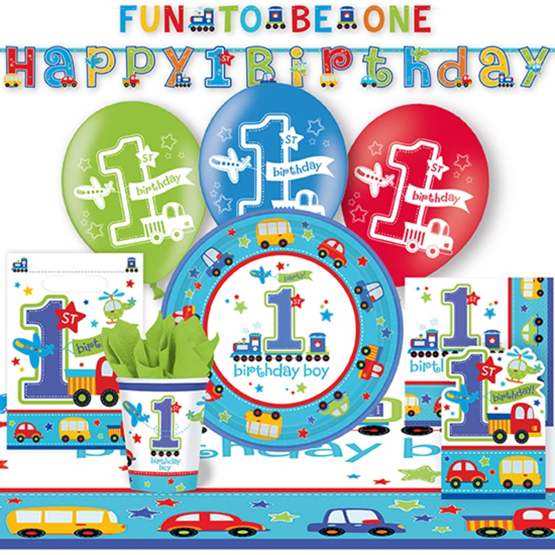 All Aboard Birthday Party Package 57 pcs