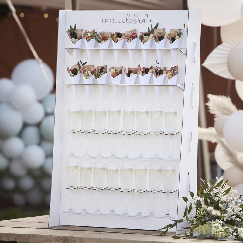 Canap and champagne glass holder 95cm x 64cm