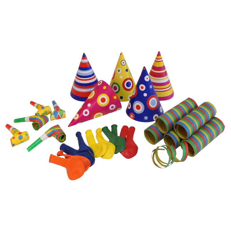 Colorful carnival party package, 25 pieces