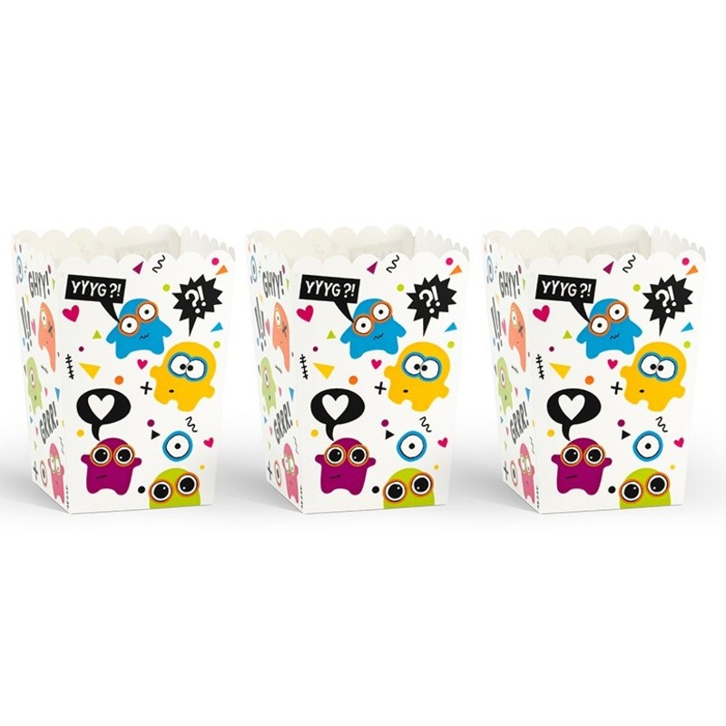 Monster party snack boxes