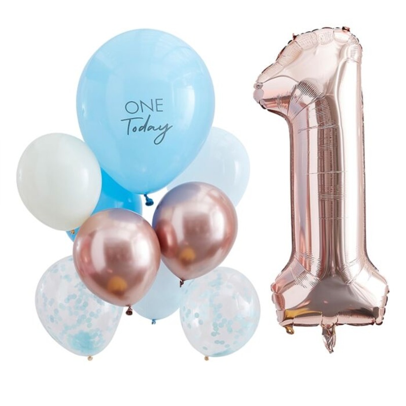 One Today balloon set blue